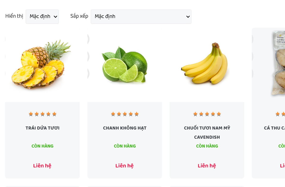 Tiếp thị nông sản qua Website doanh nghiệp là một bộ mặt thể hiện sự uy tín của doanh nghiệp