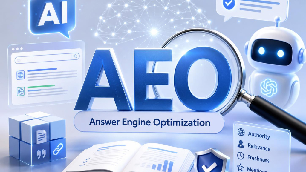 AEO là một nhánh chuyên sâu của SEO, tập trung vào việc định hình và tối ưu hóa nội dung để website
